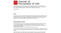 Desktop Screenshot of philosophyoflife.org
